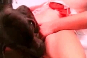 Animal having an incredibly bestial sex with a slut